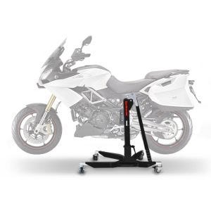 Sentralstativ egnet for Aprilia Caponord 1200 13-17 svart motorsykkeljekk ConStands Power-Classic