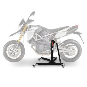 Sentralstativ egnet for Aprilia Dorsoduro 750 08-16 svart motorsykkeljekk ConStands Power-Classic