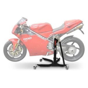 Sentralstativ egnet for Ducati 916 94-98 svart motorsykkeljekk ConStands Power-Classic
