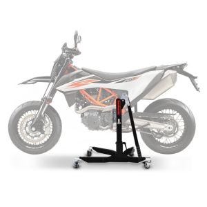 Sentralstativ egnet for KTM 690 SMC / R 19-24 svart motorsykkeljekk ConStands Power-Classic