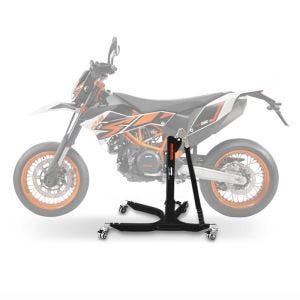 Sentralstativ egnet for KTM 690 SMC / R 08-16 svart motorsykkeljekk ConStands Power-Classic