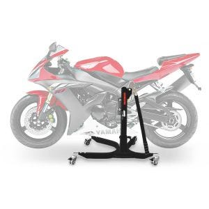 Sentralstativ egnet for Yamaha YZF-R1 98-03 svart motorsykkeljekk ConStands Power-Classic