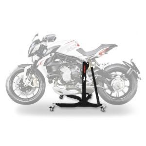 Sentralstativ egnet for MV Agusta Brutale 800 Dragster/RR/RC/SCS/Rosso 14-24 svart motorsykkeljekk ConStands Power-Classic
