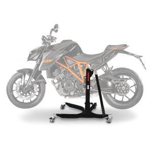 Sentralstativ egnet for KTM 1290 Super Duke / R 17-19 svart motorsykkeljekk ConStands Power-Classic