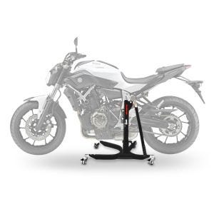 Sentralstativ egnet for Yamaha MT-07 13-25 svart motorsykkeljekk ConStands Power-Classic