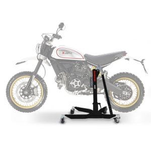 Sentralstativ egnet for Ducati Scrambler Desert Sled 17-22 svart motorsykkeljekk ConStands Power-Classic