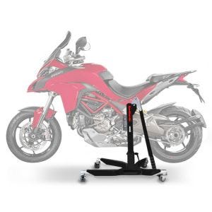 Sentralstativ egnet for Ducati Multistrada 1200 15-17 svart motorsykkeljekk ConStands Power-Classic