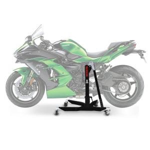 Sentralstativ egnet for Kawasaki Ninja H2 SX 18-24 svart motorsykkeljekk ConStands Power-Classic NYHET