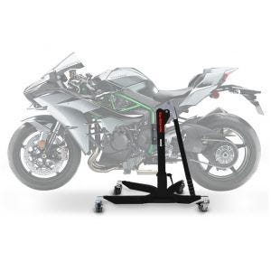 Sentralstativ egnet for Kawasaki Ninja H2 / Carbon / H2R 15-20 svart motorsykkeljekk ConStands Power-Classic