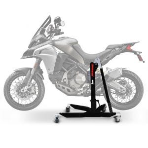 Sentralstativ egnet for Ducati Multistrada 1200 Enduro 16-18 svart motorsykkeljekk ConStands Power-Classic