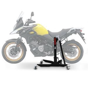 Sentralstativ egnet for Suzuki V-Strom 650 / XT 04-25 svart motorsykkeljekk ConStands Power-Classic