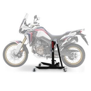 Sentralstativ egnet for Honda Africa Twin CRF 1000 L 16-19 svart motorsykkeljekk ConStands Power-Classic