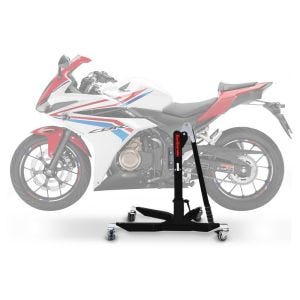 Sentralstativ egnet for Honda CBR 500 R 16-18 svart motorsykkeljekk ConStands Power-Classic