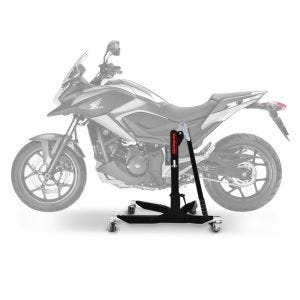 Sentralstativ egnet for Honda NC 750 S / X 14-25 DCT svart motorsykkeljekk ConStands Power-Classic