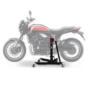 Sentralstativ egnet for Kawasaki Z 900 RS / Cafe 18-25 svart motorsykkeljekk ConStands Power-Classic