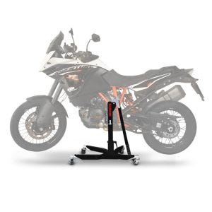 Sentralstativ egnet for KTM 1090 / 1190 Adventure / R 13-18 svart motorsykkeljekk ConStands Power-Classic