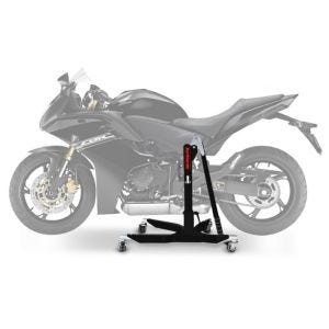Sentralstativ egnet for Honda CBR 600 F 99-07 svart motorsykkeljekk ConStands Power-Classic