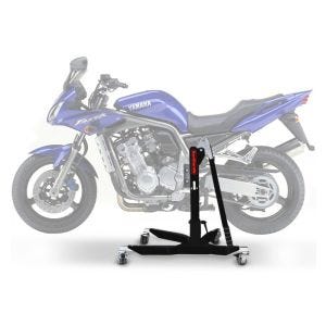 Sentralstativ egnet for Yamaha FZS 1000 Fazer 01-05 svart motorsykkeljekk ConStands Power-Classic