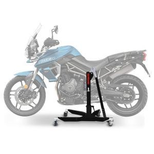 Sentralstativ egnet for Triumph Tiger 800 XR 15-19 svart motorsykkeljekk ConStands Power-Classic NYHET