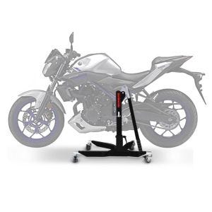 Sentralstativ egnet for Yamaha MT-03 16-22 svart motorsykkeljack ConStands Power-Classic