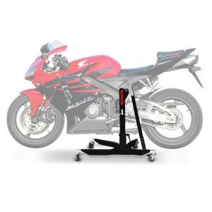 Sentralstativ egnet for Honda CBR 600 RR 03-06 svart motorsykkeljekk ConStands Power-Classic
