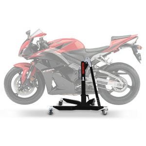 Sentralstativ egnet for Honda CBR 600 RR 07-16 svart motorsykkeljekk ConStands Power-Classic