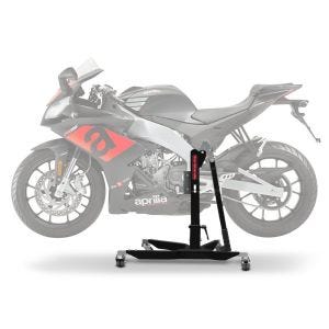 Sentralstativ egnet for Aprilia RS4 125 11-25 svart motorsykkeljekk ConStands Power-Classic