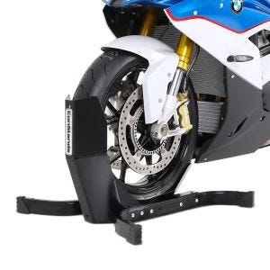 Motorsykkelrocker Constands Easy-Plus motorsykkelstativ opp til 21 tommer svart