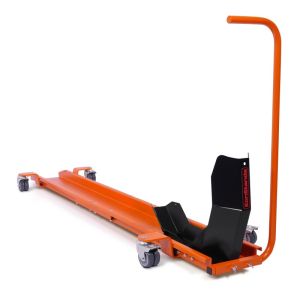 Motorsykkel manøvreringsskinne med rocker ConStands Smart Mover opptil 450 kg i oransje