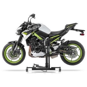 Manøvreringshjelp egnet for Kawasaki Z 900 17-24 - for garasje, sidestativ og hovedstativ, 300 kg