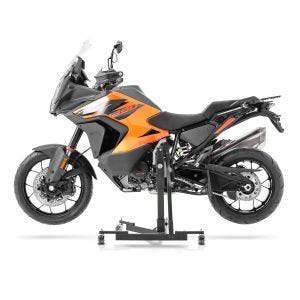 Manøvreringshjelp egnet for KTM 1290 Super Adventure S 21-24 svart - for garasje, sidestativ og hovedstativ, 300 kg
