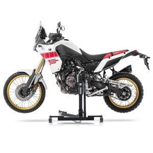 Manøvreringshjelp egnet for Yamaha Tenere 700 World Rally 23-24 svart - for garasje, sidestativ og hovedstativ, 300 kg