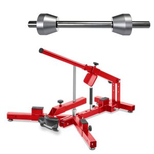Adapter for Ducati 748 95-04 hjulbalanserer og dekkskifter + Dekkskifter / dekkvulstebremser for 12-21" ConStands MD4 rød