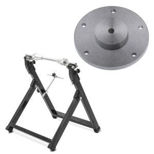 Adapter egnet for BMW R 1200 GS 04-18 hjulbalanser og dekkskifter + hjulbalanser ConStands WU-2 Dekkbalanser svart