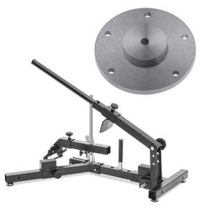 Adapter egnet for BMW R 1200 GS 04-18 hjulbalanserer og dekkskifter + Dekkskifter / dekkvulstebremser for 12-21" ConStands MD4 svart