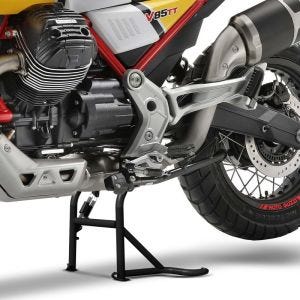 Hovedstativ egnet for Moto Guzzi V85 TT 19-24 senterstativ ConStands i sort DPLU med ABE