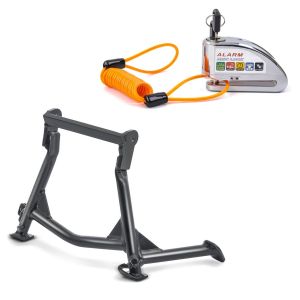 Set Hauptständer ConStands und Bremsscheibenschloss Alarm mit Erinnerungskabel Tourtecs für Honda NC 700 S 12-13, NC 750 S 15-20_1
