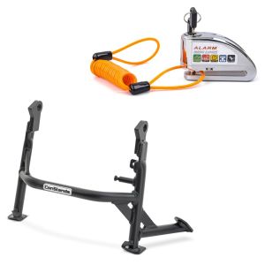 Set Hauptständer ConStands und Bremsscheibenschloss Alarm mit Erinnerungskabel Tourtecs für BMW F 800 R 09-19_1