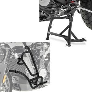 Sett hovedstativ + crashbar topp og bunn som passer for Harley Davidson Pan America 1250 / Special 21-24