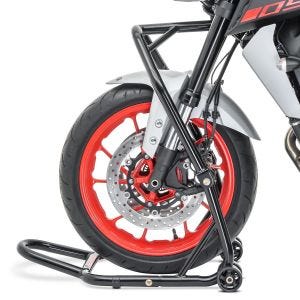 Hodeløftstativ Constands Classic 5 PIN-motorsykkel Front Paddock Stativ svart DPLB