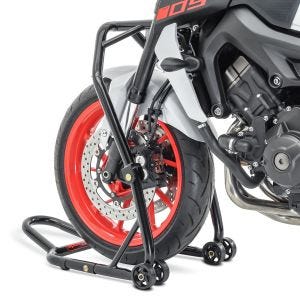 Hodeløftstativ Constands Classic 5 PIN-motorsykkel Front Paddock Stativ svart DPLB1