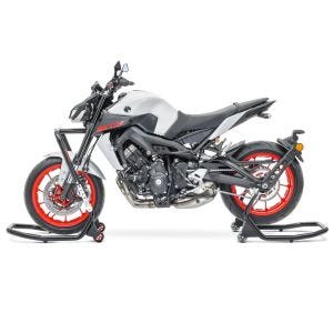 Styrehodestativ monteringsstativ egnet for Yamaha MT-09 13-23 ConStands V5 svart DPLB2