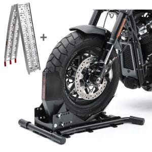 Set SW2 Motorradwippe Easy Vario und Auffahrrampe Alu-I für Honda CB 650 / 500 F / R / X ConStands_1