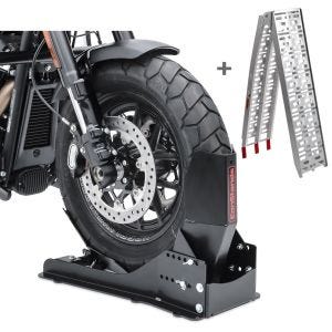 Set SW10 Motorradwippe Easy Vario Fix und Auffahrrampe Alu-I für BMW R 1250 R / RS / RT ConStands_1