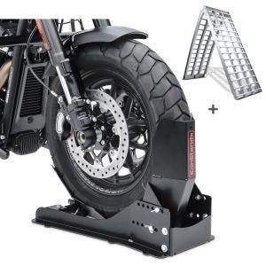 Set SW13 Motorradwippe Easy Vario Fix und Auffahrrampe Alu-V für BMW R 1250 R / RS / RT ConStands_1