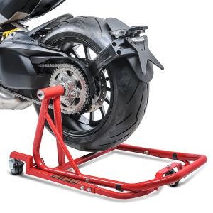 Rangierhilfe Triumph Speed Triple 1200 RS 2021 Montageständer ConStands Single Mover Rot_1