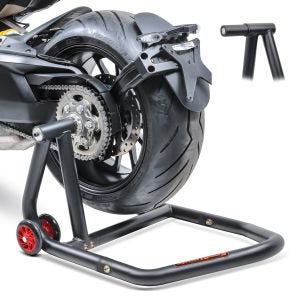 Enarms reparasjonsstativ egnet for Ducati Multistrada V4 Pikes Peak 22-24 Single One-POM enkeltarmsstativ svart