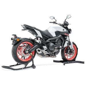 Montageständer Set mit Wippe für Aprilia RSV4 1100 Factory SRB vorne hinten schwarz_1