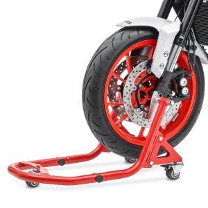 Montageständer vorne für Benelli TRK 502 / X Rangierhilfe XB2 L Constands rot_1