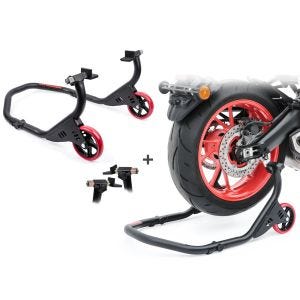 Reparasjonsstativ for bakhjul som passer til KTM 890 / 790 Adventure / R ConStands Falcone med L- og V-feste svart